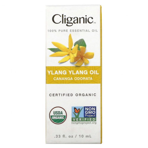 Cliganic, 100% чистое эфирное масло, иланг-иланг, 10 мл (0,33 жидк. Унции) #1
