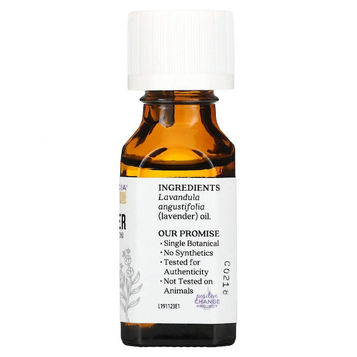Aura Cacia, Чистое эфирное масло лаванды, 15 мл (0,5 жидкой унции) #1