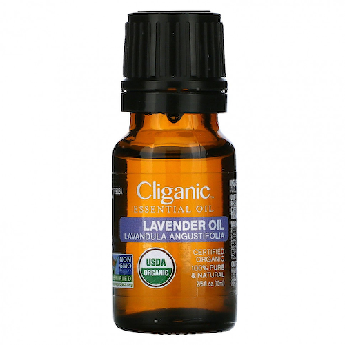 Cliganic, на 100% чистое эфирное масло, лаванда, 10 мл (0,33 жидкой унции) #1