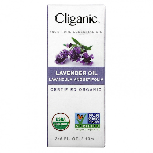Cliganic, на 100% чистое эфирное масло, лаванда, 10 мл (0,33 жидкой унции) #1