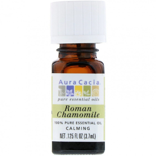Aura Cacia, 100% Pure Essential Oil, Roman Chamomile, .125 fl oz (3.7 ml) #1