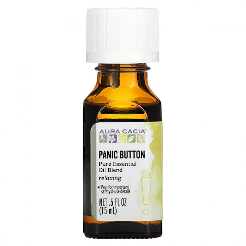 Aura Cacia, Panic Button, смесь чистых эфирных масел, 15 мл (0,5 жидк. унции) #1