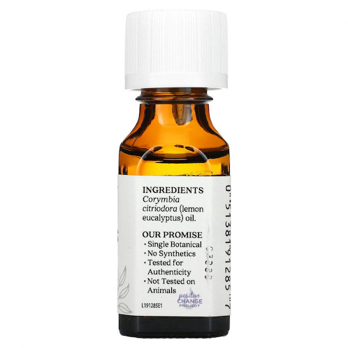 Aura Cacia, Чистое эфирное масло, лимон и эвкалипт, 15 мл (0,5 жидк. Унции) #1