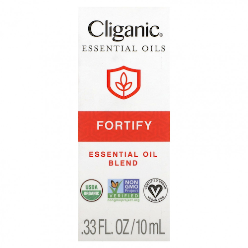 Cliganic, Fortify, смесь эфирных масел, 10 мл (0,33 жидк. Унции) #1