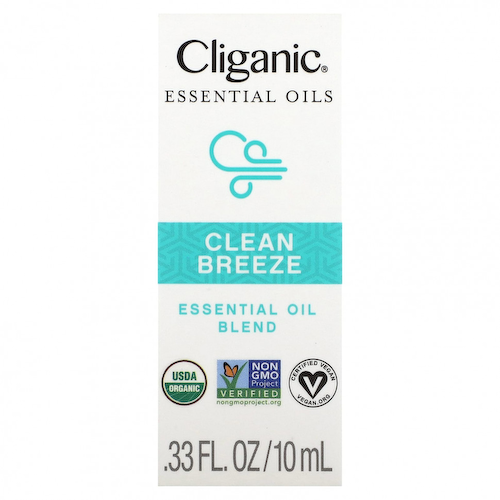 Cliganic, Смесь эфирных масел, Clean Breeze, 10 мл (0,33 унции) #1