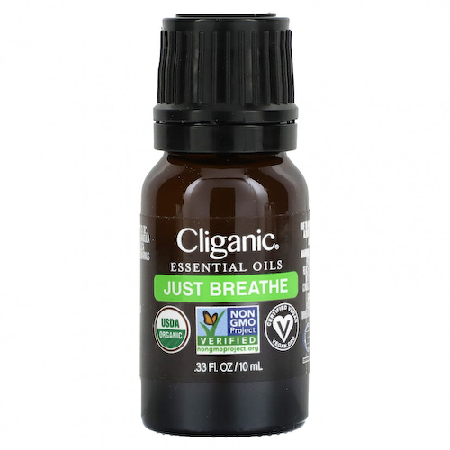 Cliganic, Смесь эфирных масел, Just Breathe, 10 мл (0,33 жидк. Унции) #1