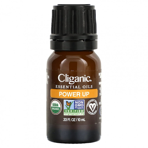 Cliganic, Смесь эфирных масел, Power Up, 10 мл (0,33 жидк. Унции) #1