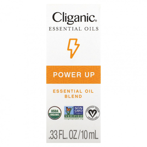 Cliganic, Смесь эфирных масел, Power Up, 10 мл (0,33 жидк. Унции) #1