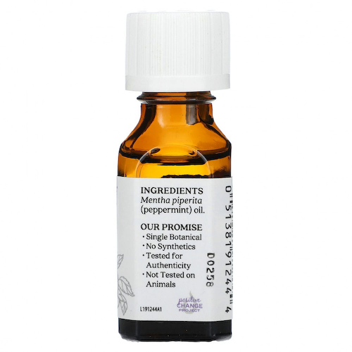 Aura Cacia, Чистое эфирное масло, сладкая перечная мята, 15 мл (0,5 жидк. Унции) #1