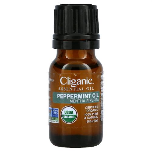 Cliganic, на 100% чистое эфирное масло, перечная мята, 10 мл (0,33 жидк. унции) #1