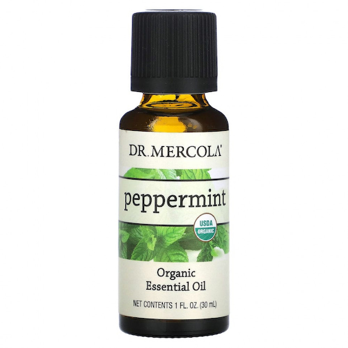 Dr. Mercola, Органическое эфирное масло, перечная мята, 30 мл (1 жидк. Унция) #1
