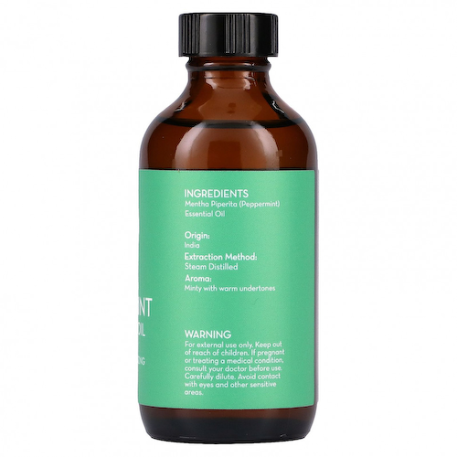 Pure Body Naturals, Эфирное масло, перечная мята, 120 мл (4 жидк. Унции) #1