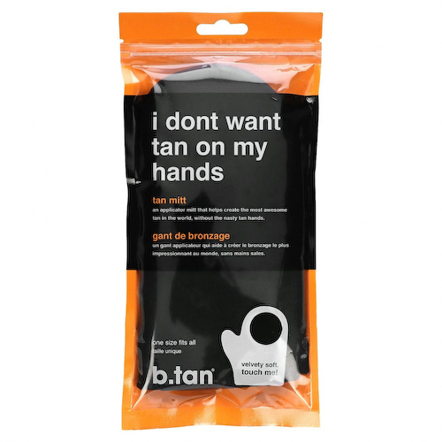 b.tan, I Don't Want Tan on My Hands, коричневые рукавицы, черные, 1 шт. #1