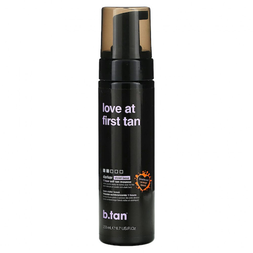 b.tan, Love at First Tan, мусс для автозагара для 1 часа, темно-фиолетовая основа, 200 мл (6,7 жидк. Унции) #1