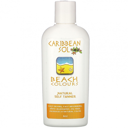 Caribbean Solutions, Beach Colours, натуральное средство для автозагара, 177 мл (6 унций) #1