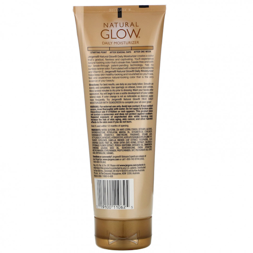 Jergens, Увлажняющее средство Natural Glow для ежедневного ухода, Daily Moisturizer, оттенок Medium to Tan (221 мл) #1