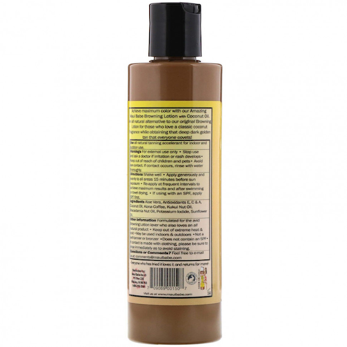 Maui Babe, Amazing Browning Lotion, лосьон для загара, с кокосовым маслом, 236 мл (8 жидк. унций) #1
