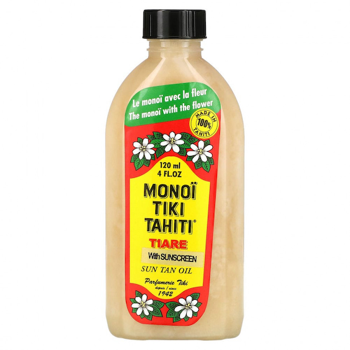 Monoi Tiare Tahiti, солнцезащитное масло для загара, SPF 3, 120 мл (4 жидк. унции) #1
