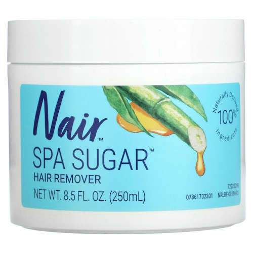 Nair, Средство для удаления волос, спа-сахар, 250 мл (8,5 жидк. Унции) #1