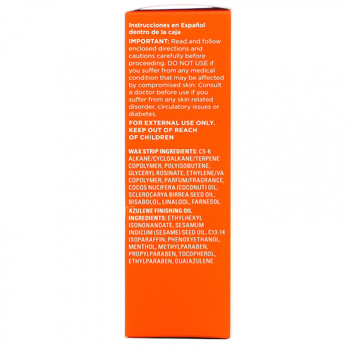 Sally Hansen, Набор восковых полосок для удаления волос, 34 восковые полоски и масло после депиляции #1