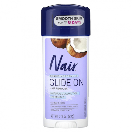 Nair, Средство для удаления волос, Glide On, формула для чувствительной кожи, 93 г (3,3 унции) #1