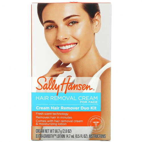 Sally Hansen, Крем для удаления волос для лица, набор из 2 предметов #1