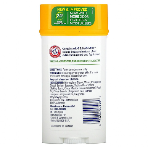 Arm & Hammer, Essentials, дезодорант с натуральными дезодорирующими компонентами, с ароматом можжевельника, 71 г (2,5 унции) #1