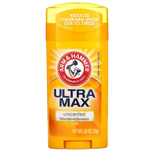 Arm & Hammer, UltraMax, твердый дезодорант-антиперспирант, без запаха, 73 г (2,6 унции) #1