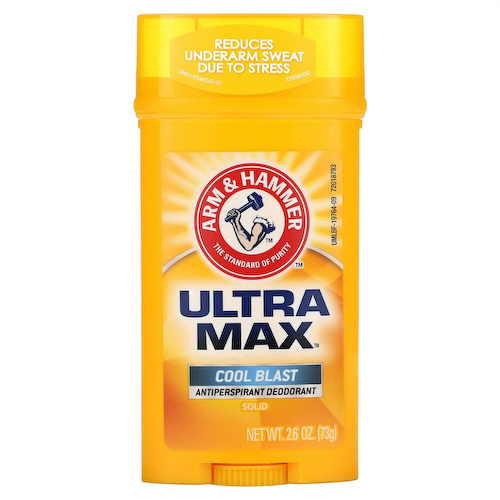 Arm & Hammer, UltraMax, твердый дезодорант-антиперспирант для мужчин, свежий аромат, 73 г (2,6 унции) #1