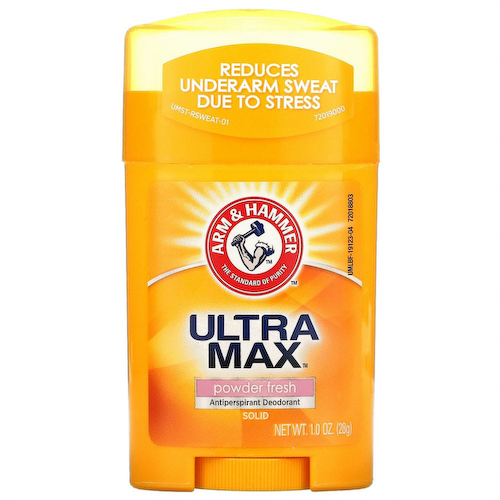 Arm & Hammer, UltraMax, твердый дезодорант-антиперспирант для мужчин, свежий аромат, 28 г (1 унции) #1