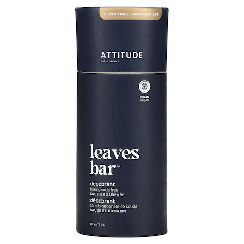 ATTITUDE, Барный дезодорант Leaves, шалфей и розмарин, 85 г (3 унции) #1