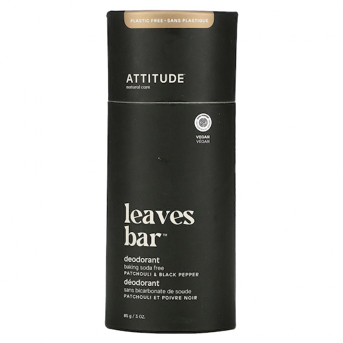 ATTITUDE, Дезодорант Leaves, пачули и черный перец, 85 г (3 унции) #1
