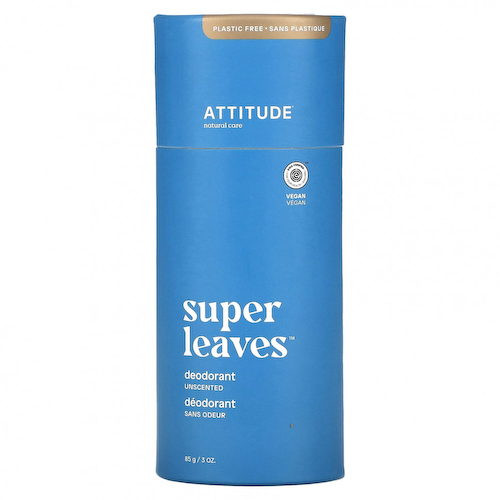 ATTITUDE, Дезодорант Super Leaves, без запаха, 85 г (3 унции) #1