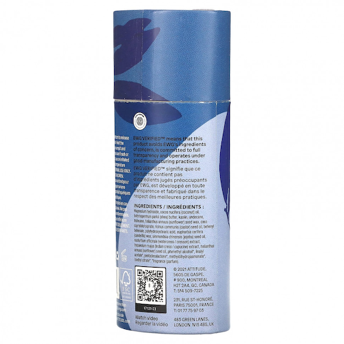ATTITUDE, Leaves Bar, Deodorant, Sea Salt, 3 oz (85 g) #1