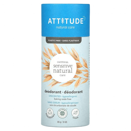 ATTITUDE, Oatmeal Sensitive Natural Care, дезодорант, без запаха, 85 г (3 унции) #1