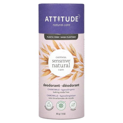 ATTITUDE, Oatmeal Sensitive Natural Care, дезодорант, ромашка, 85 г (3 унции) #1