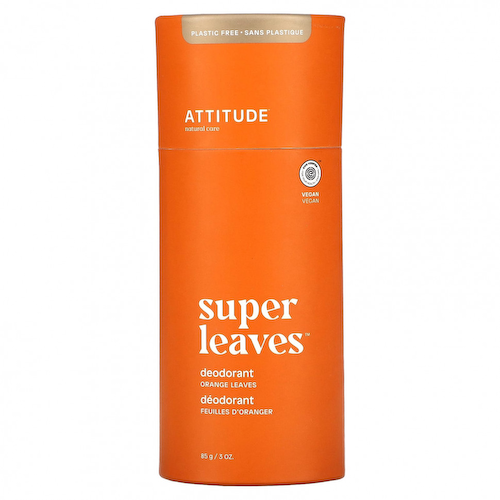 ATTITUDE, Super Leaves, дезодорант, листья апельсина, 85 г (3 унции) #1