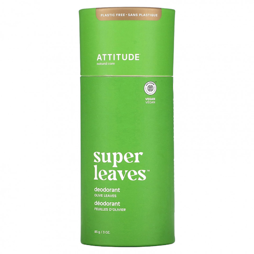 ATTITUDE, Super Leaves, дезодорант, листья оливы, 85 г (3 унции) #1