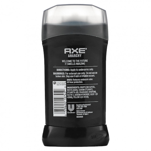 Axe, Дезодорант, анархия, темный гранат и сандал, 85 г (3 унции) #1