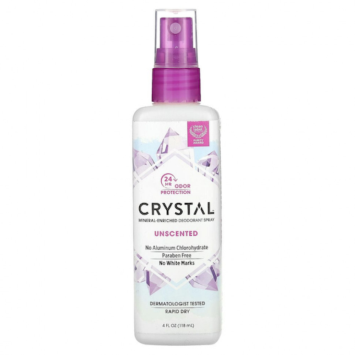 Crystal Body Deodorant, Минеральный аэрозольный дезодорант, без запаха, 118 мл #1