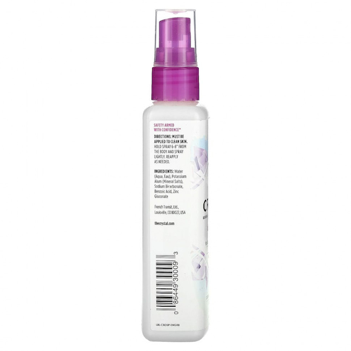 Crystal Body Deodorant, Минеральный аэрозольный дезодорант, без запаха, 118 мл #1