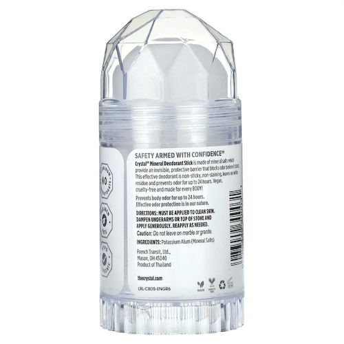 Crystal Body Deodorant, минеральный дезодорант-карандаш, без запаха, 120 г (4,25 унции) #1