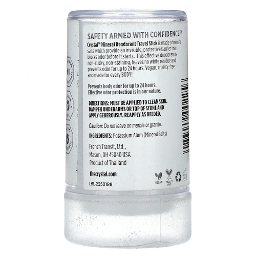 Crystal Body Deodorant, минеральный дезодорант-карандаш, без запаха, 40 г (1,5 унции) #1