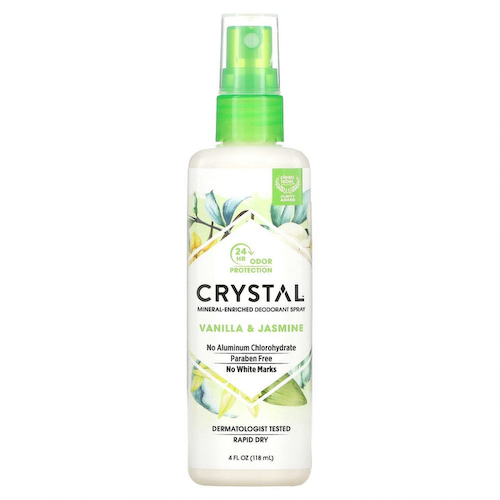 Crystal Body Deodorant, минеральный дезодорант-спрей, с запахом ванили и жасмина,118 мл (4 жидк. унции) #1