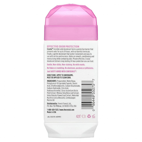 Crystal Body Deodorant, Натуральный дезодорант, без запаха, 2,5 унц. (70 г) #1