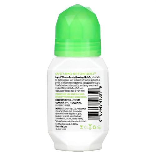 Crystal Body Deodorant, Натуральный шариковый дезодорант, Ваниль и жасмин, 2,25 ж. унц.(66 мл) #1