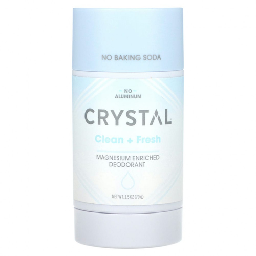 Crystal, Обогащенный магнием дезодорант, Clean + Fresh, 70 г (2,5 унции) #1