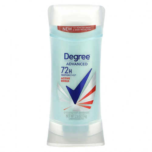 Degree, Advanced, 72 Hour MotionSense, дезодорант-антиперспирант, Active Shield, 74 г (2,6 унции) #1