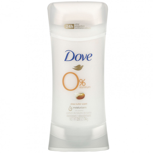Dove, 0% алюминиевый дезодорант, масло ши, 2,6 унции (74 г) #1