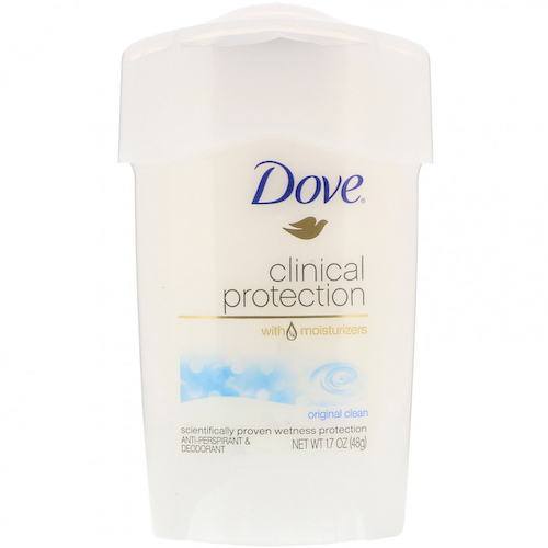 Dove, Clinical Protection, дезодорант-антиперспирант Prescription Strength, аромат «Оригинальный», 48 г #1
